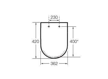 Сиденье для унитаза Roca Meridian 8012AC00B Soft Close