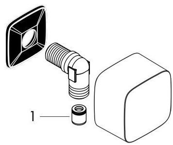 Шланговое подсоединение Hansgrohe FixFit 26457000