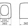 Сиденье для унитаза Vitra Metropole 122-083-009 с микролифтом черный матовый