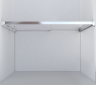 Душевая дверь Vincea Lugano 130 VDS-1L130CL-1 прозрачное