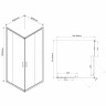Душевой уголок Vincea Garda 90*90 VSS-1G900CL прозрачное