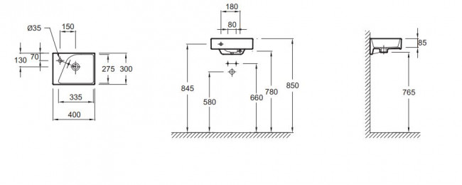 Раковина Jacob Delafon Rythmik E4786-00