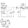 Раковина Roca Meridian 32724C000 угловая