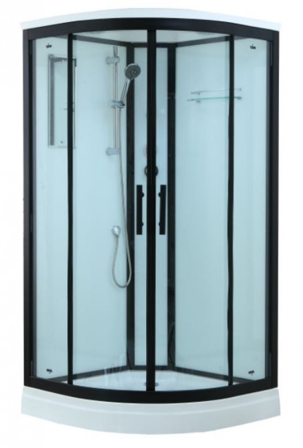 Душевая кабина Timo Standart Т-6601 Black 100*100