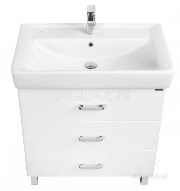 Тумба под раковину Акватон Америна 80 М 1A169101AM010 белая