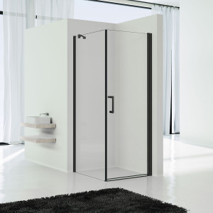 Душевой уголок Vincea Orta 90*90 VSR-1O9090CLB прозрачное