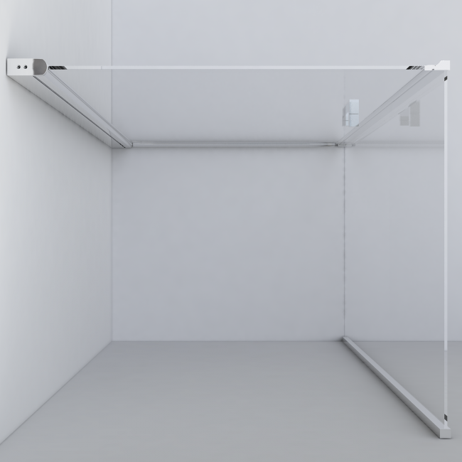 Душевой уголок Vincea Orta 90*90 VSR-1O9090CLB прозрачное