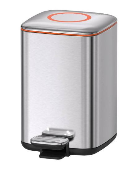 Ведро для мусора JAVA S-888-9L 9 литров микролифт