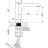 Смеситель Vincea Esse VBF-1E1MB для раковины черный матовый