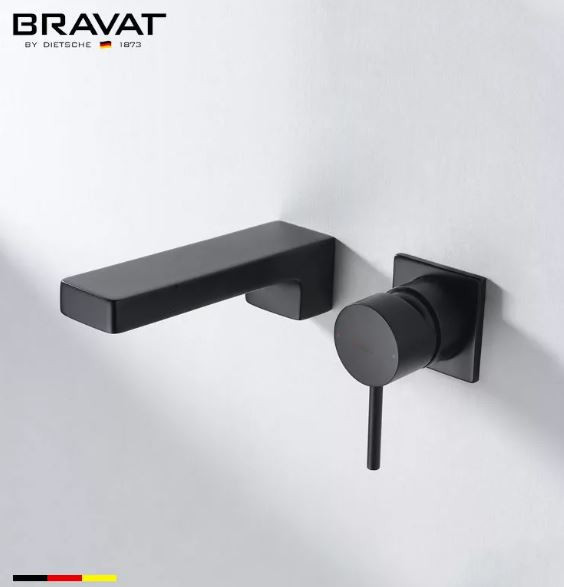 Смеситель Bravat Arc F86061K-B для раковины