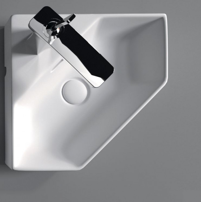 Раковина Sanita Luxe Line LIN35SLWB01 угловая