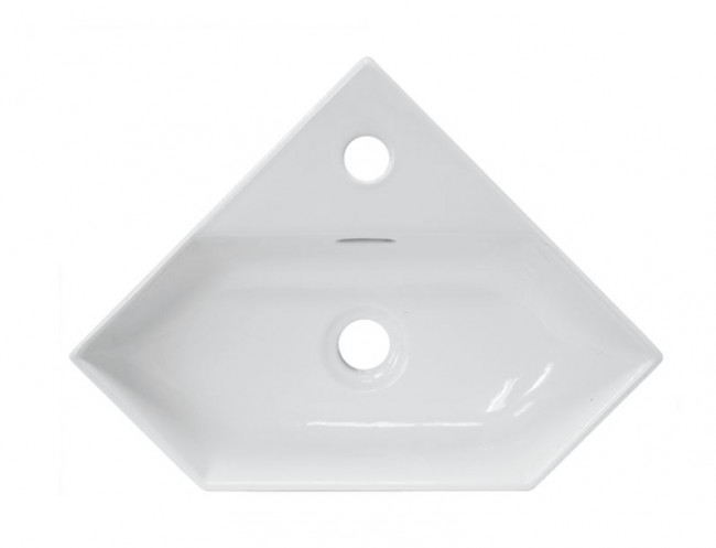 Раковина Sanita Luxe Line LIN35SLWB01 угловая