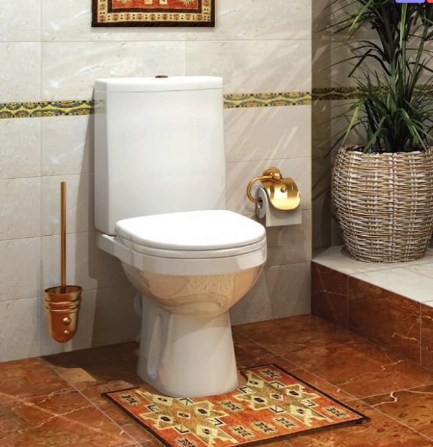 Унитаз-компакт Оскольская Керамика Фиона Премиум 43901130005 антивсплеск