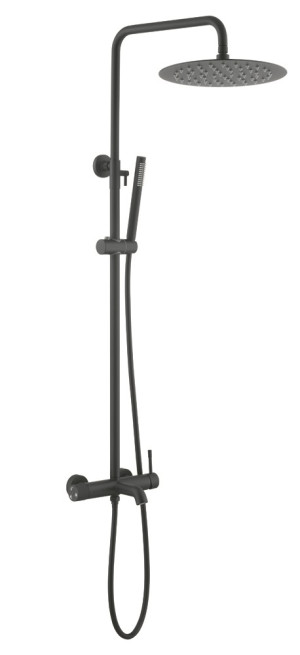 Душевая система Boheme Uno 468-B черный матовый
