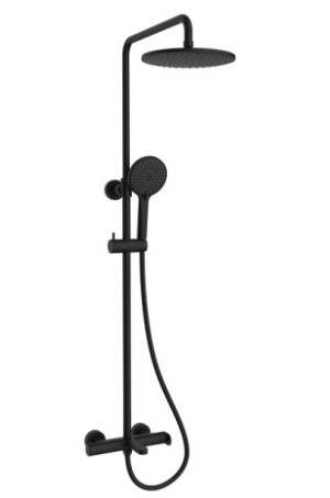 Душевая система Vincea Rondo VSFS-1R1MB черный матовый