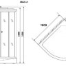 Душевая кабина Niagara NG-3502-14G 100*100