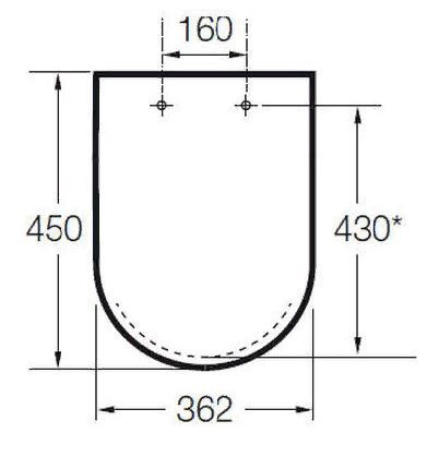 Сиденье для унитаза Roca Meridian 8012A200B Soft Close