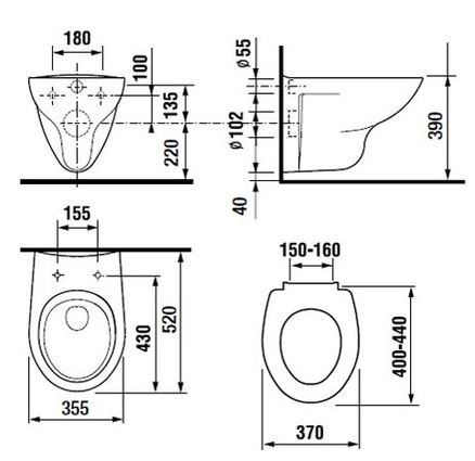 Комплект инсталляции Grohe Rapid SL с подвесным унитазом Roca Mateo SET-GRM-ov