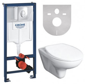 Комплект инсталляции Grohe Rapid SL с подвесным унитазом Roca Mateo SET-GRM-ov Комплект инсталляции Grohe Rapid SL с подвесным унитазом Roca Mateo SET-GRM-ov