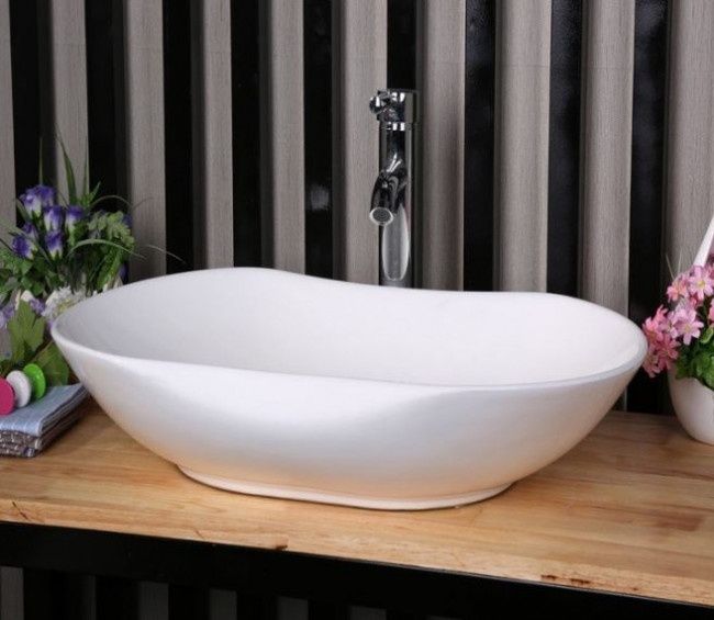 Раковина CeramaLux 9175 66*41 накладная