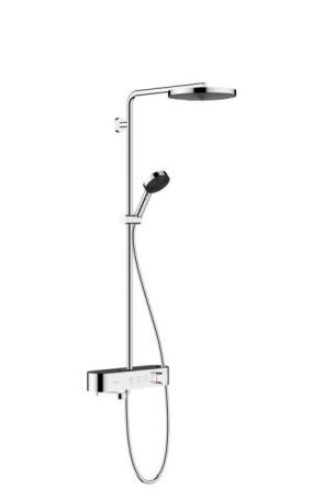 Душевая система Hansgrohe Pulsify S Showerpipe 260 1jet ShowerTablet 400 24230000 с термостатом для ванны