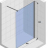 Душевая перегородка Parly T100B