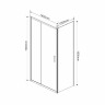 Душевой уголок Vincea Garda 160*100 VSR-1G1016CL прозрачное