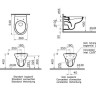 Унитаз подвесной Vitra Normus 6855B003-0101 без сиденья
