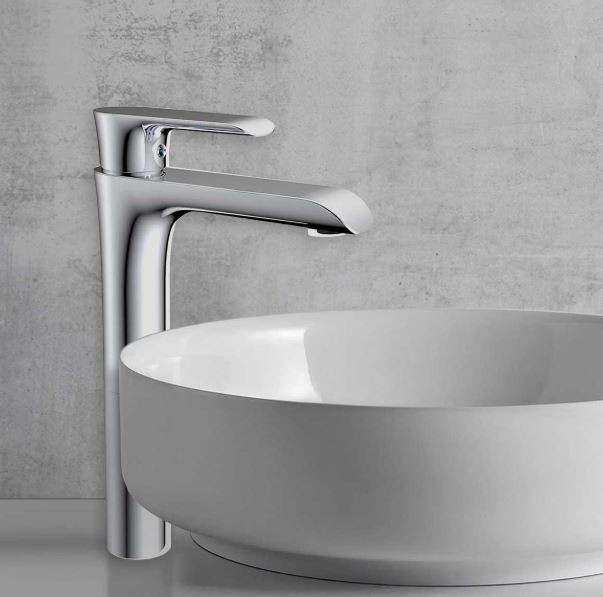 Смеситель Vincea Esse VBF-1E2CH для раковины высокий хром