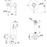 Комплект гигиенического душа Lemark Villa LM4819C хром