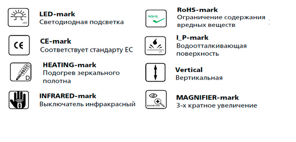 Зеркало Esbano ES-3803HDF 60*80