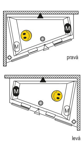 Ванна акриловая Riho Doppio 180*130 B033001005 правая