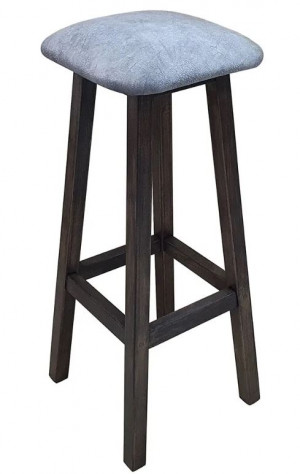 Барный табурет Банги бук венге/релакс сильвер