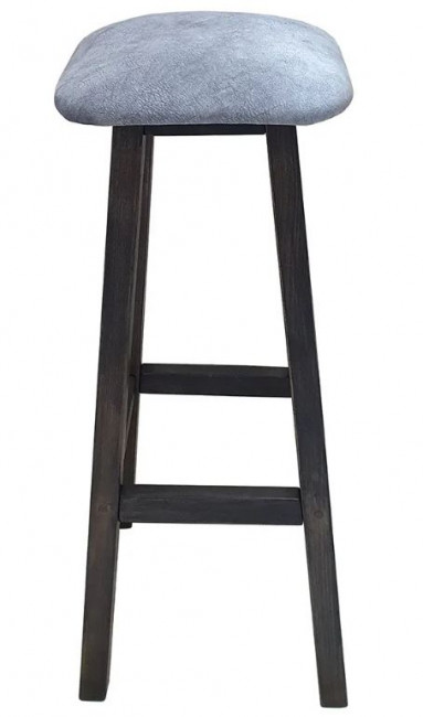 Барный табурет Банги бук венге/релакс сильвер