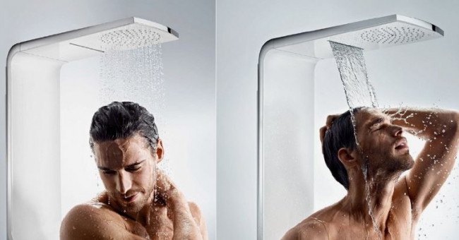 Душевая панель Hansgrohe Raindance Lift 180 2jet 27008400 хром/белый