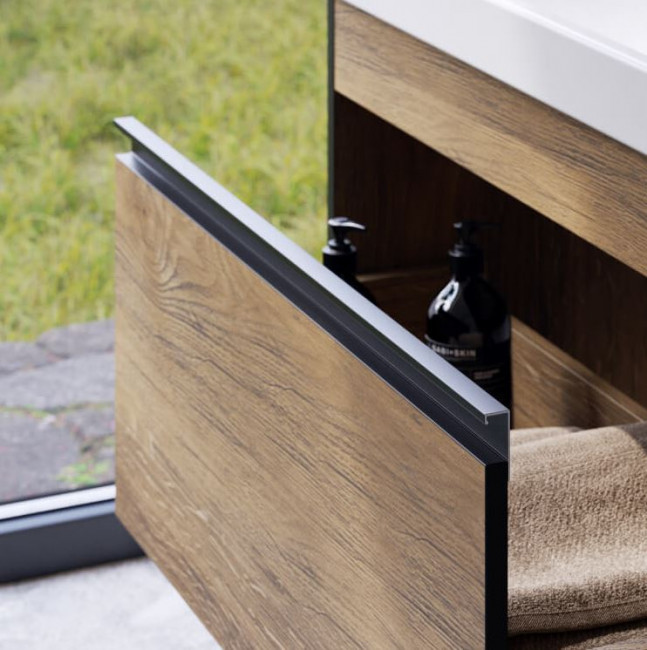 Тумба под раковину Aqwella Urban 80 URB0108DB дуб балтийский