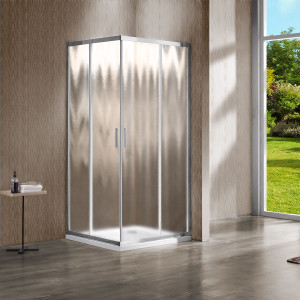Душевой уголок Vincea Garda 110*100 VSS-1G1011CH шиншилла