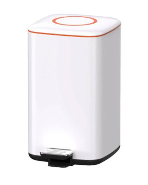 Ведро для мусора JAVA S-888-12W 12 литров микролифт