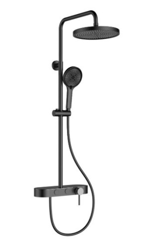 Душевая система Vincea VSFS-402MB черный матовый