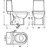 Унитаз-компакт Sanita Luxe Next D без микролифта NXTSLCC01020622
