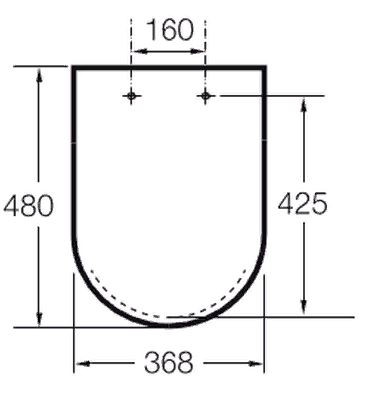 Сиденье для унитаза Roca Inspira Round 80152200B Soft Close