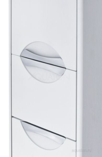 Шкаф-колонна Акватон Сильва 1A215603SIW7R дуб полярный правая с бельевой корзиной