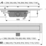 Душевой лоток AlcaPlast APZ15 Marble APZ15-550