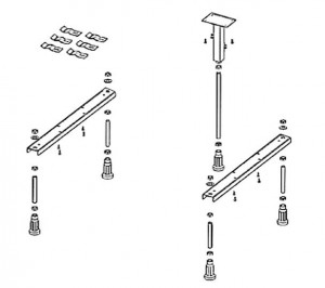 Ножки для ванн Riho 207096