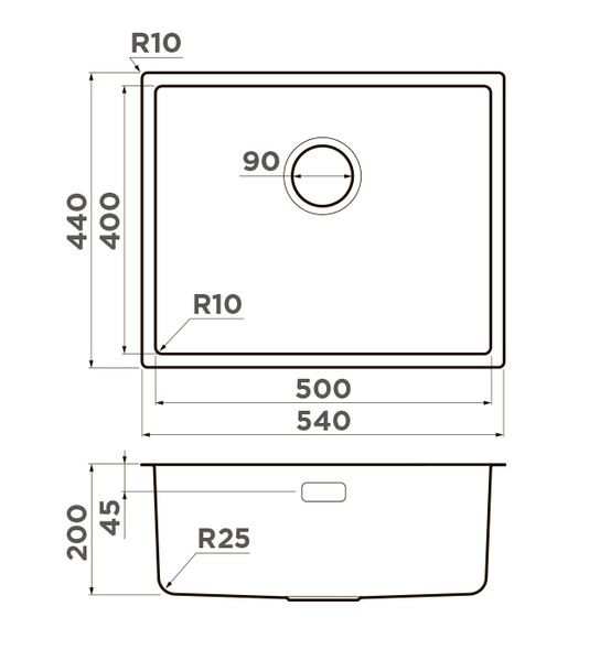 Мойка для кухни Omoikiri Tadzava 54-U/I ULTRA IN 4993800 нержавеющая сталь