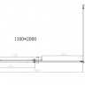 Душевой уголок Vincea Dice 130*100 VSR-4D1013CL прозрачное