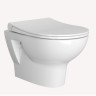 Унитаз подвесной Vitra Zentrum 5795B003-6077 безободковый с сиденьем микролифт