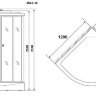 Душевая кабина Niagara NG-3512-14R 120*80 правая