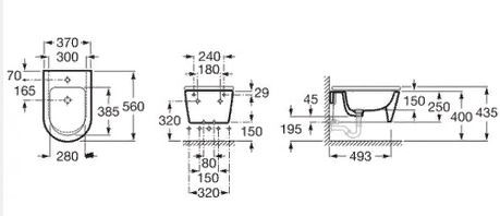 Биде Roca Inspira Round 357525000 подвесное
