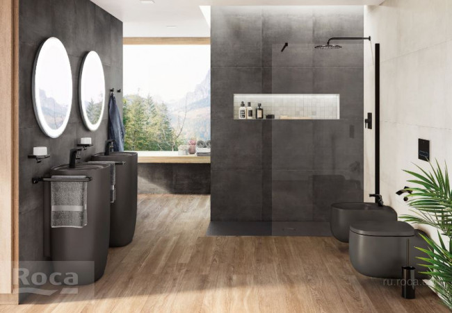 Унитаз подвесной Roca Beyond 3460B7640 Onix безободковый без сиденья